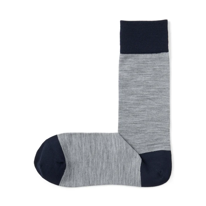 Right Angle Lustrous Wool Mix Thin Socks