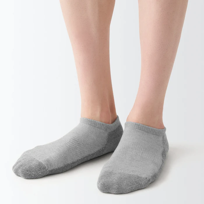 Right Angle Pile Sneaker Socks 23-30cm