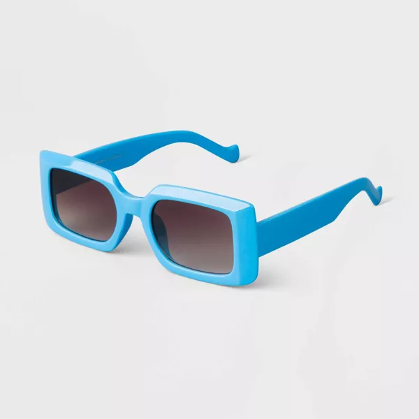Women's Plastic Rectangle Sunglasses